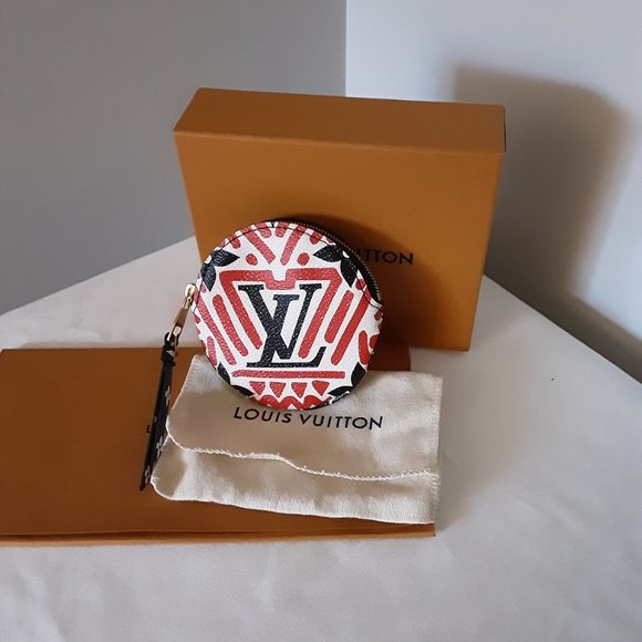 Louis Vuitton Round Coin Purse Crafty LV Limited Edition Rare Brand new Full Set - Picture 2 of 7